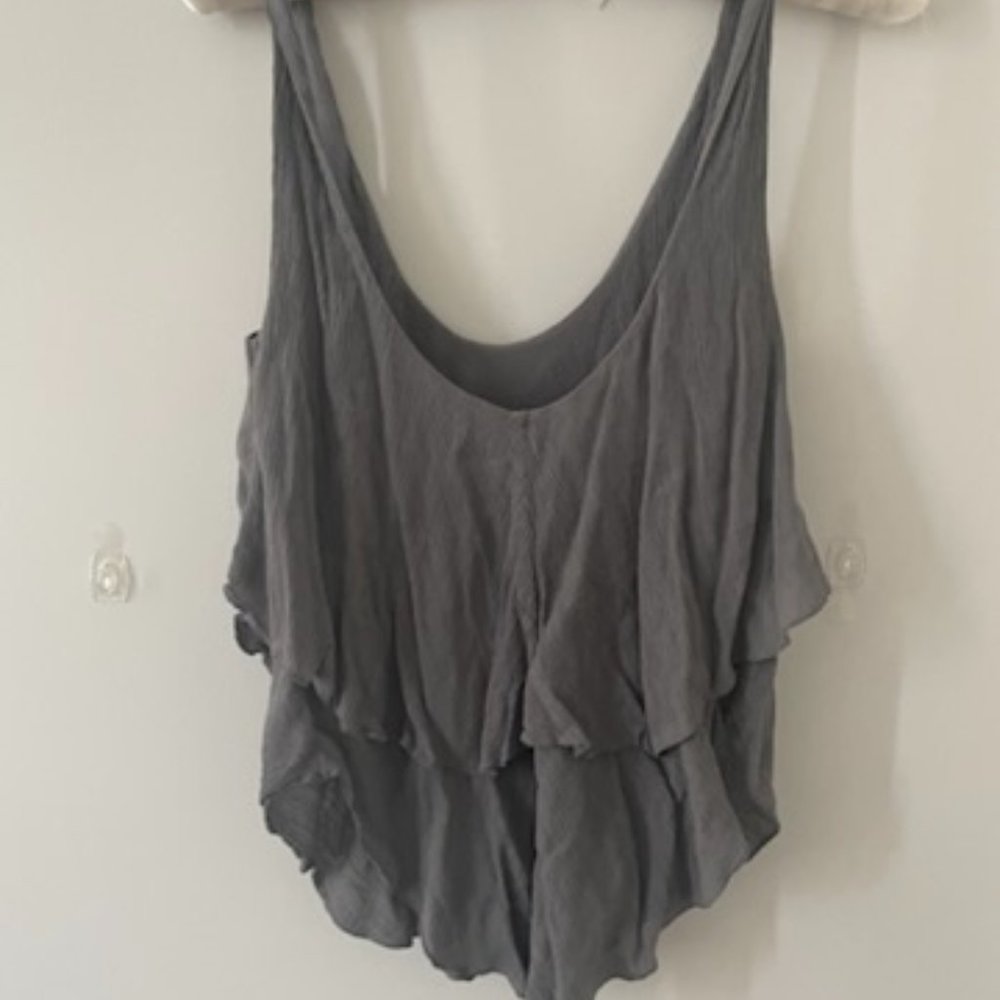 Free People Ruffle Blouse/Tank - Picture 3 of 3